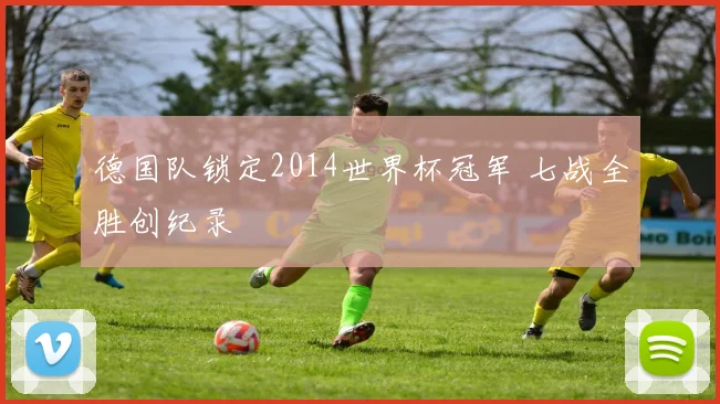 德国队锁定2014世界杯冠军 七战全胜创纪录