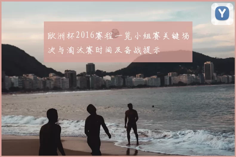 欧洲杯2016赛程一览小组赛关键场次与淘汰赛时间及备战提示